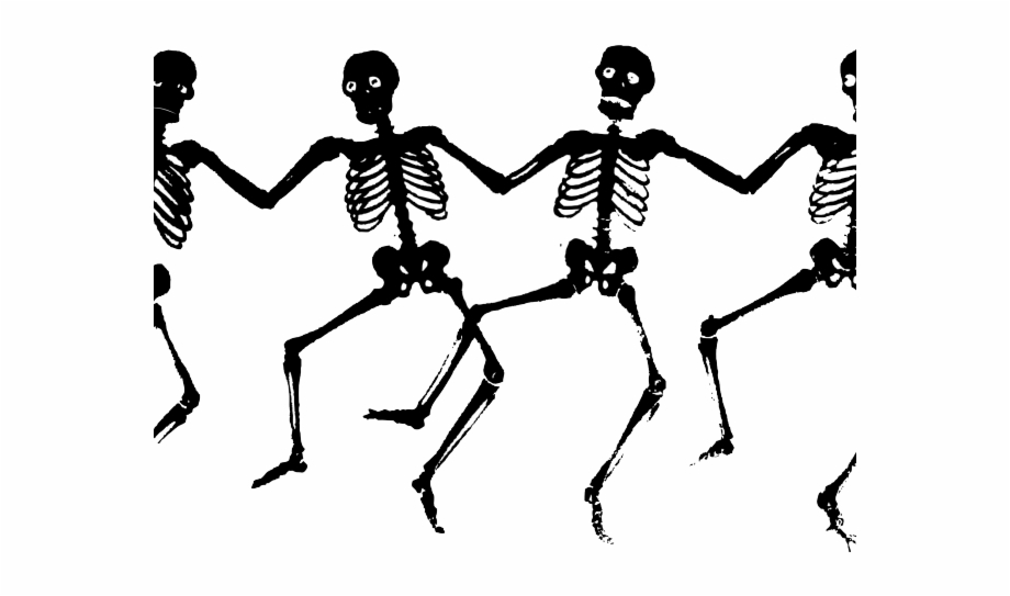 skeleton clipart dancing