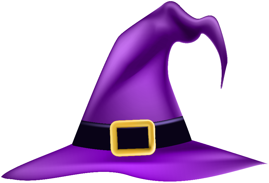 hat clipart witch