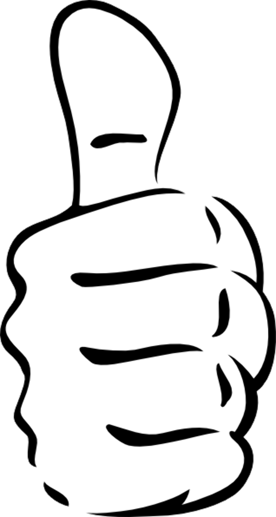 thumbs up clip art silhouette