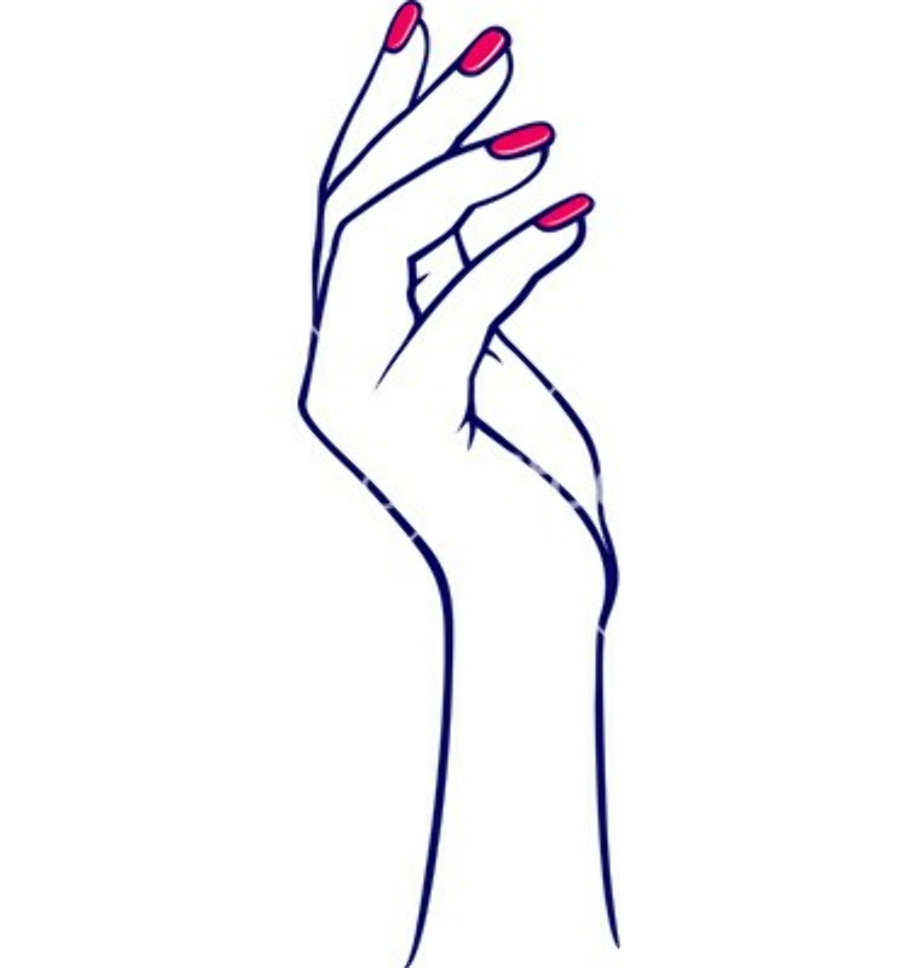 hand clipart woman
