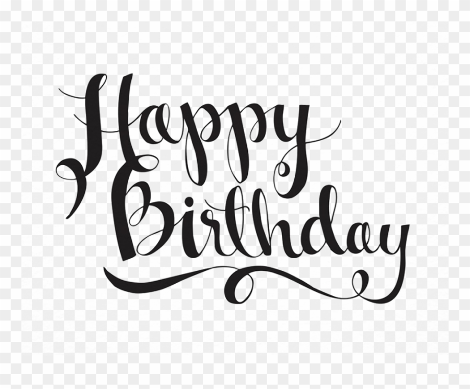 Download Download High Quality happy birthday clipart calligraphy ...