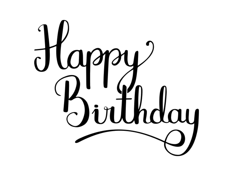Download High Quality happy birthday clipart calligraphy Transparent