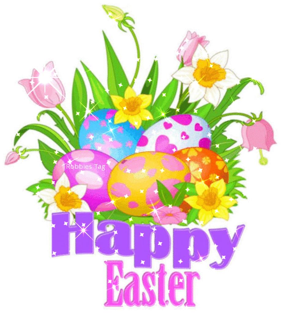 happy easter clipart glitter