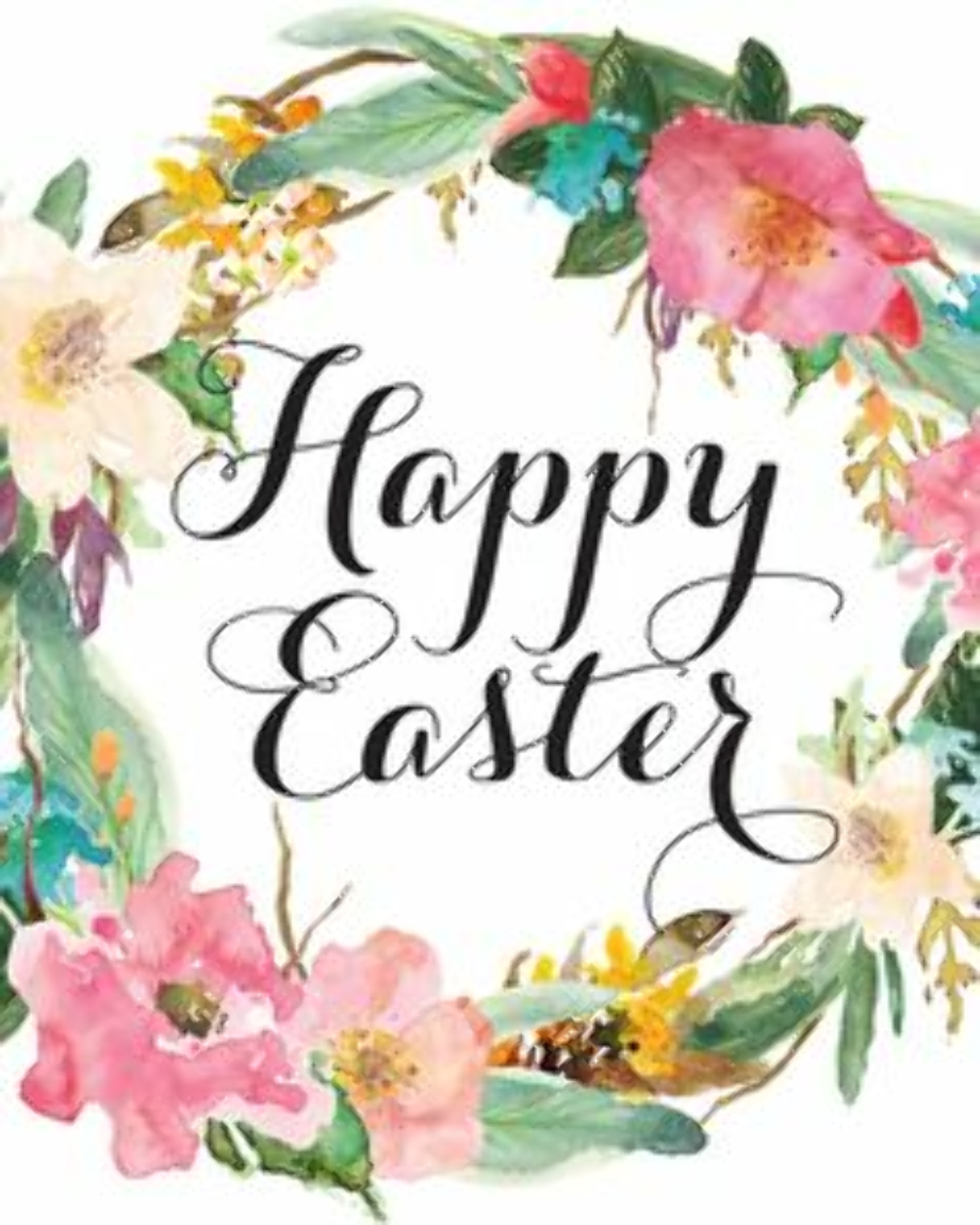 happy easter clipart shabby chic