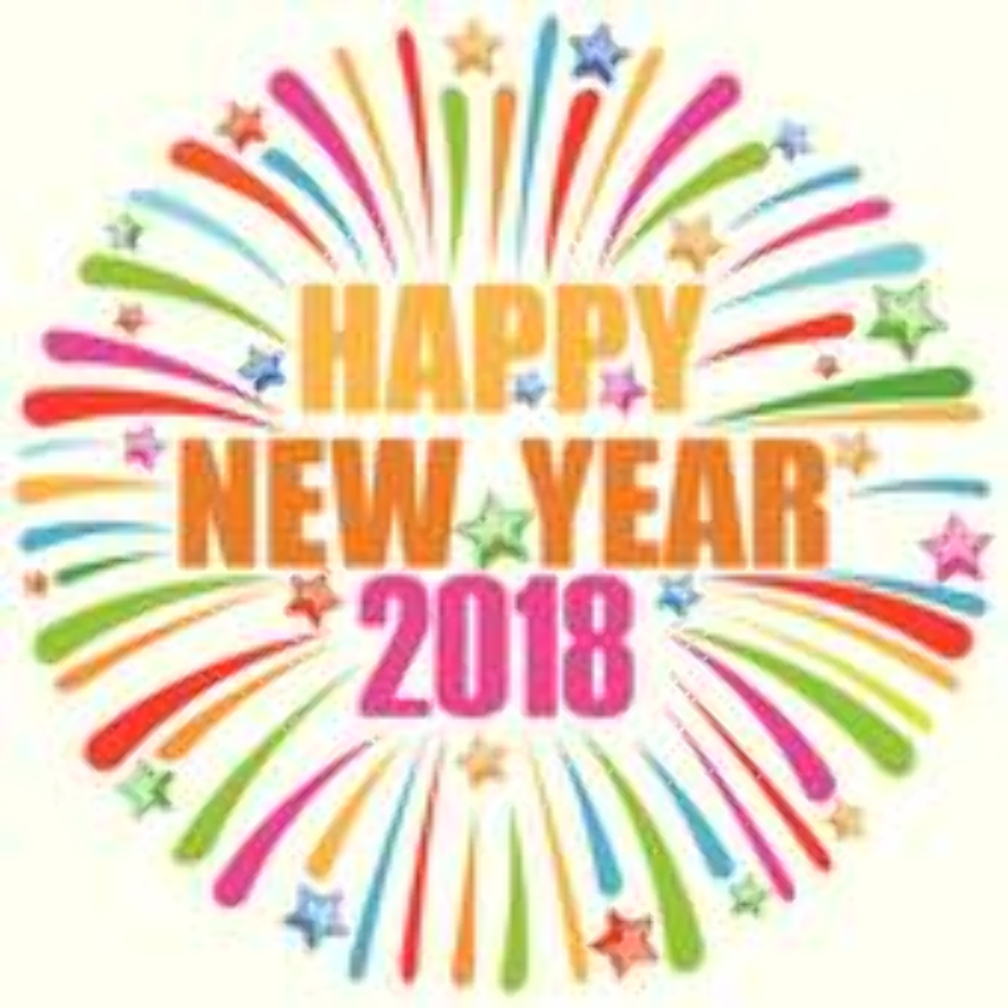 happy new year 2018 clipart