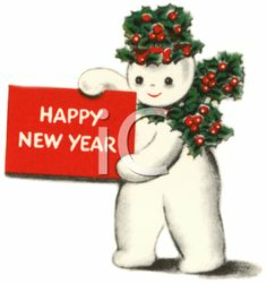 happy new year 2018 clipart winter