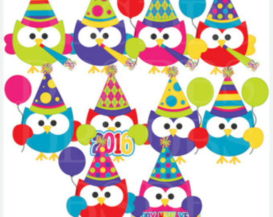 new year clipart owl