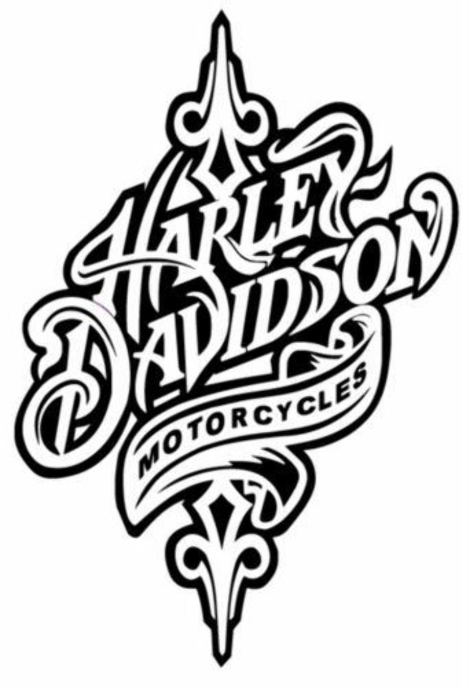 Download High Quality harley logo silhouette Transparent PNG Images ...