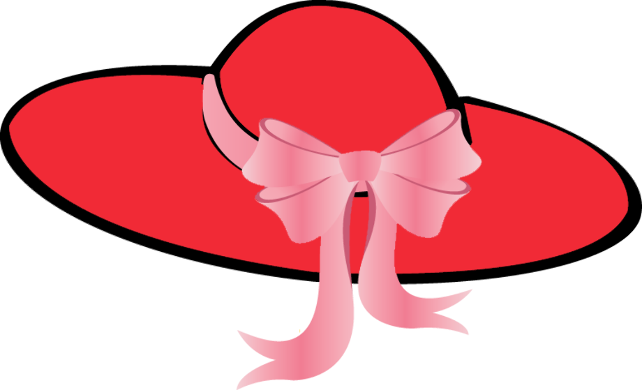hat clipart pink