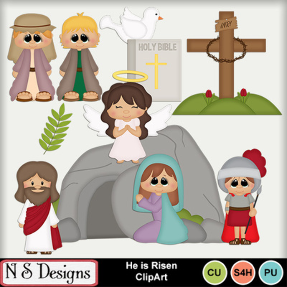 Download High Quality he is risen clipart bible Transparent PNG Images ...