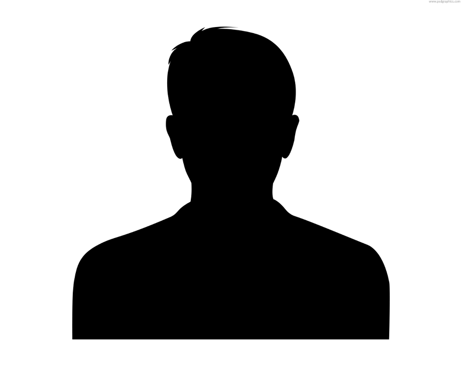 person silhouette clipart head