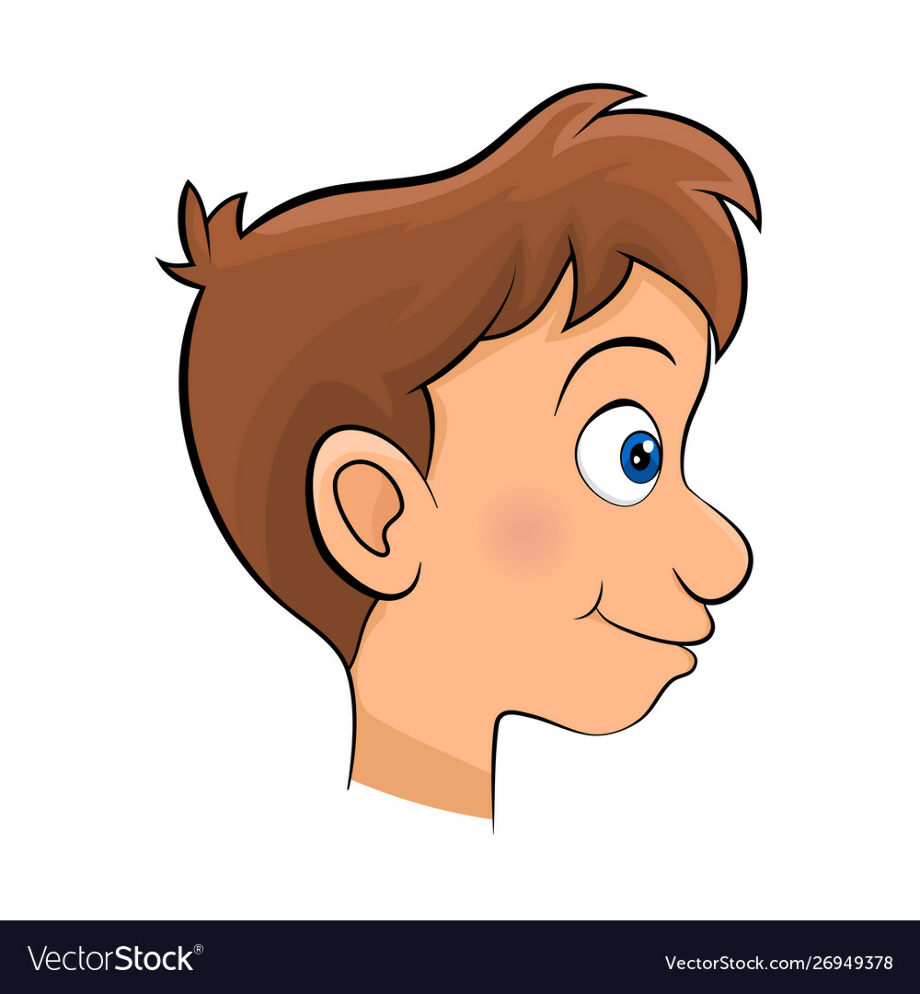 nose clipart side view