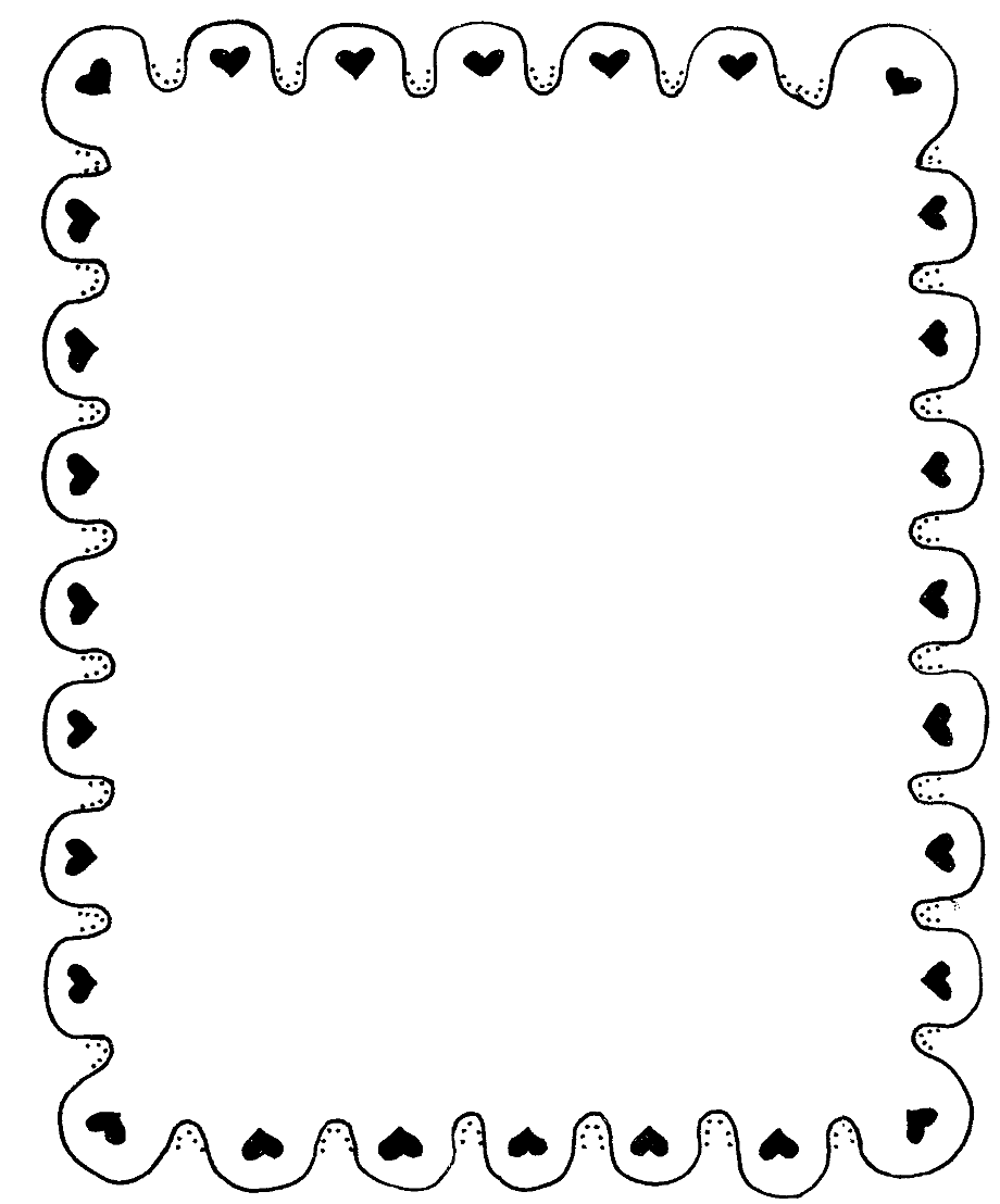 Download High Quality heart clipart black and white border Transparent ...