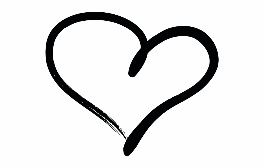 Download High Quality transparent hearts black Transparent PNG Images