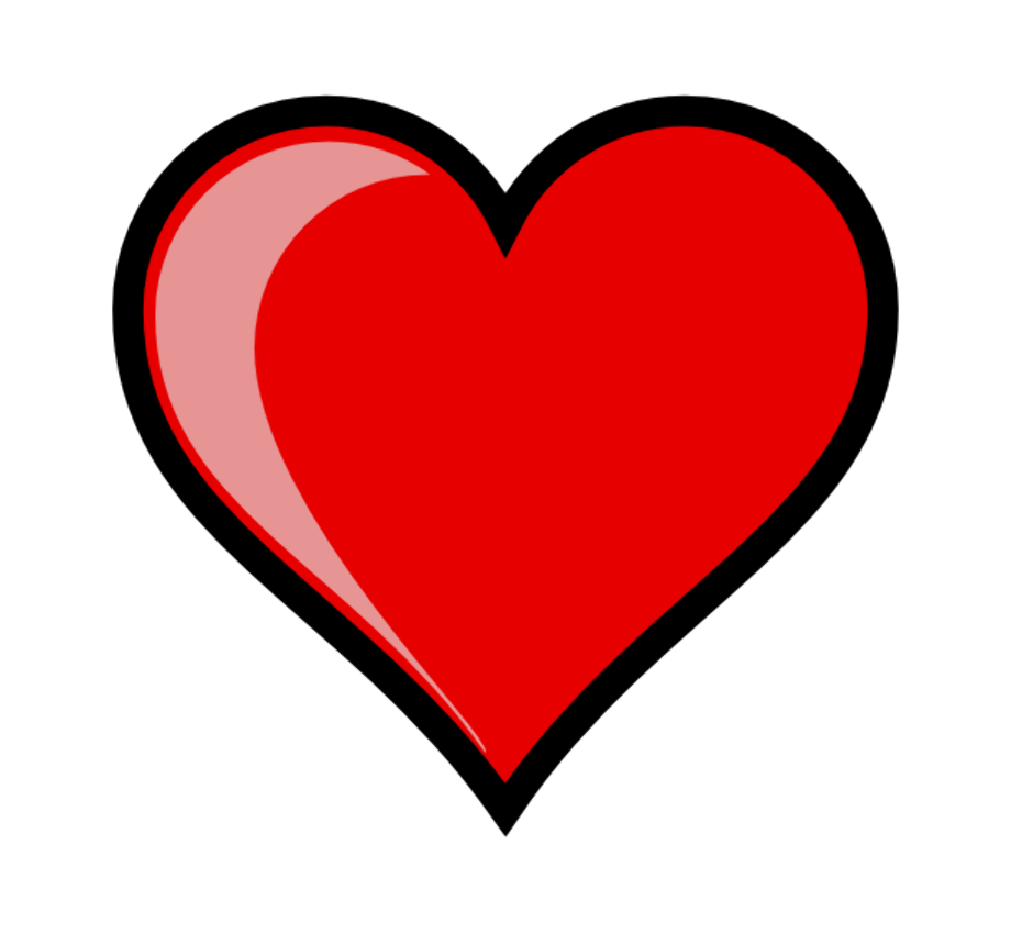 heart clipart free red