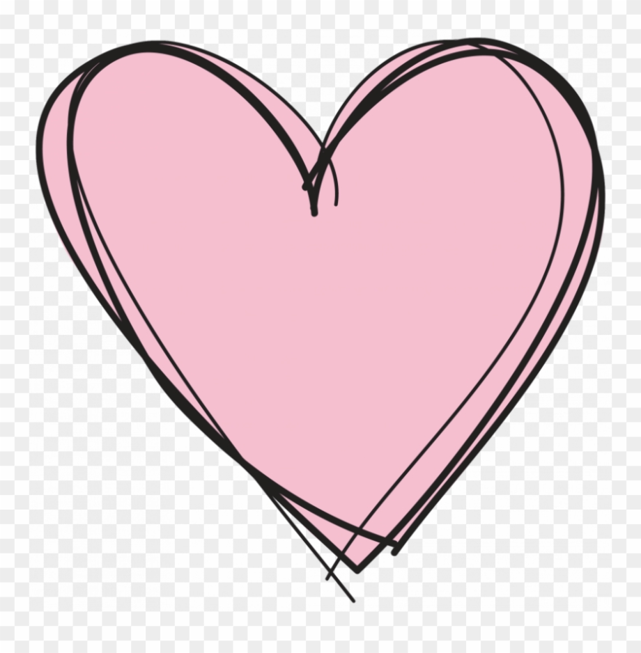 clipart heart pink