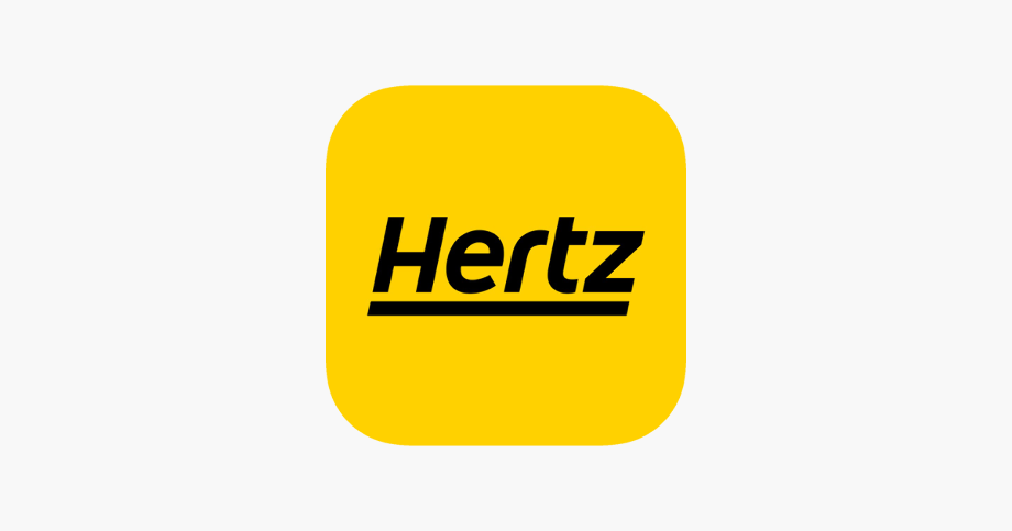 hertz logo guy