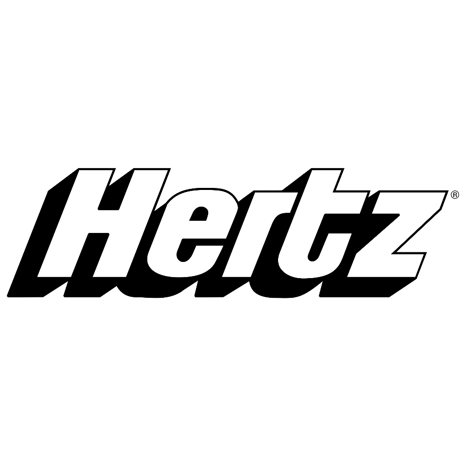 hertz logo white