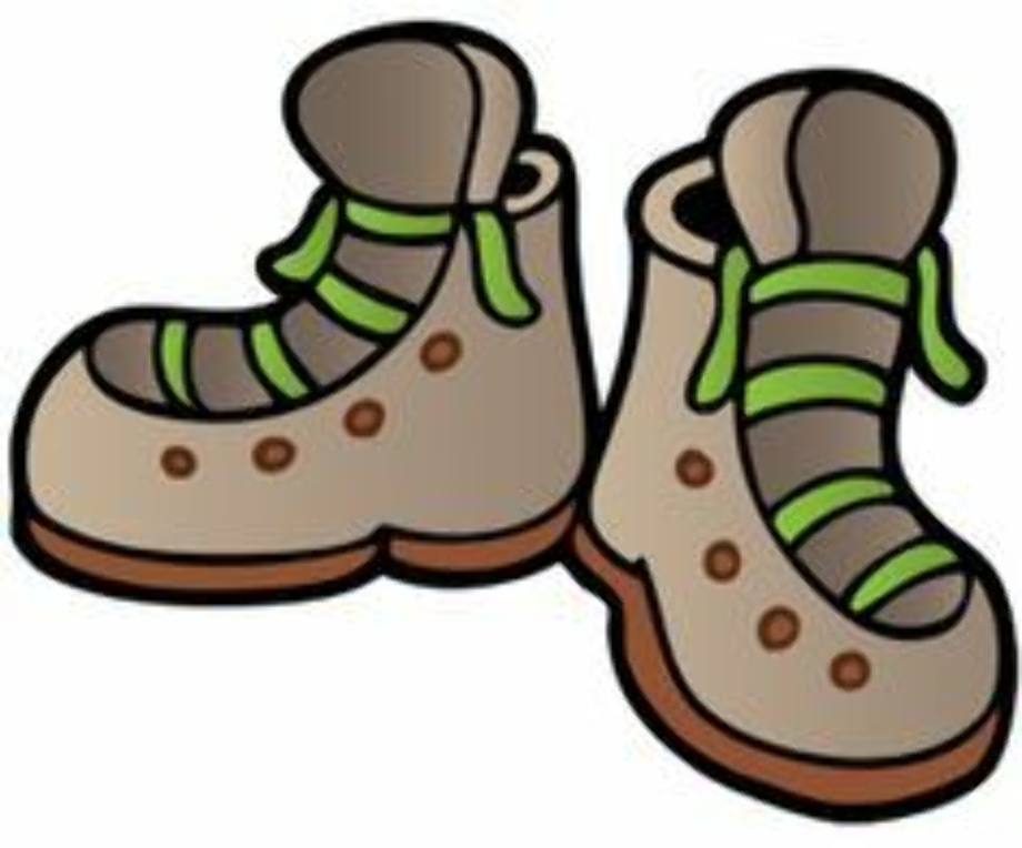 hiking clipart boot