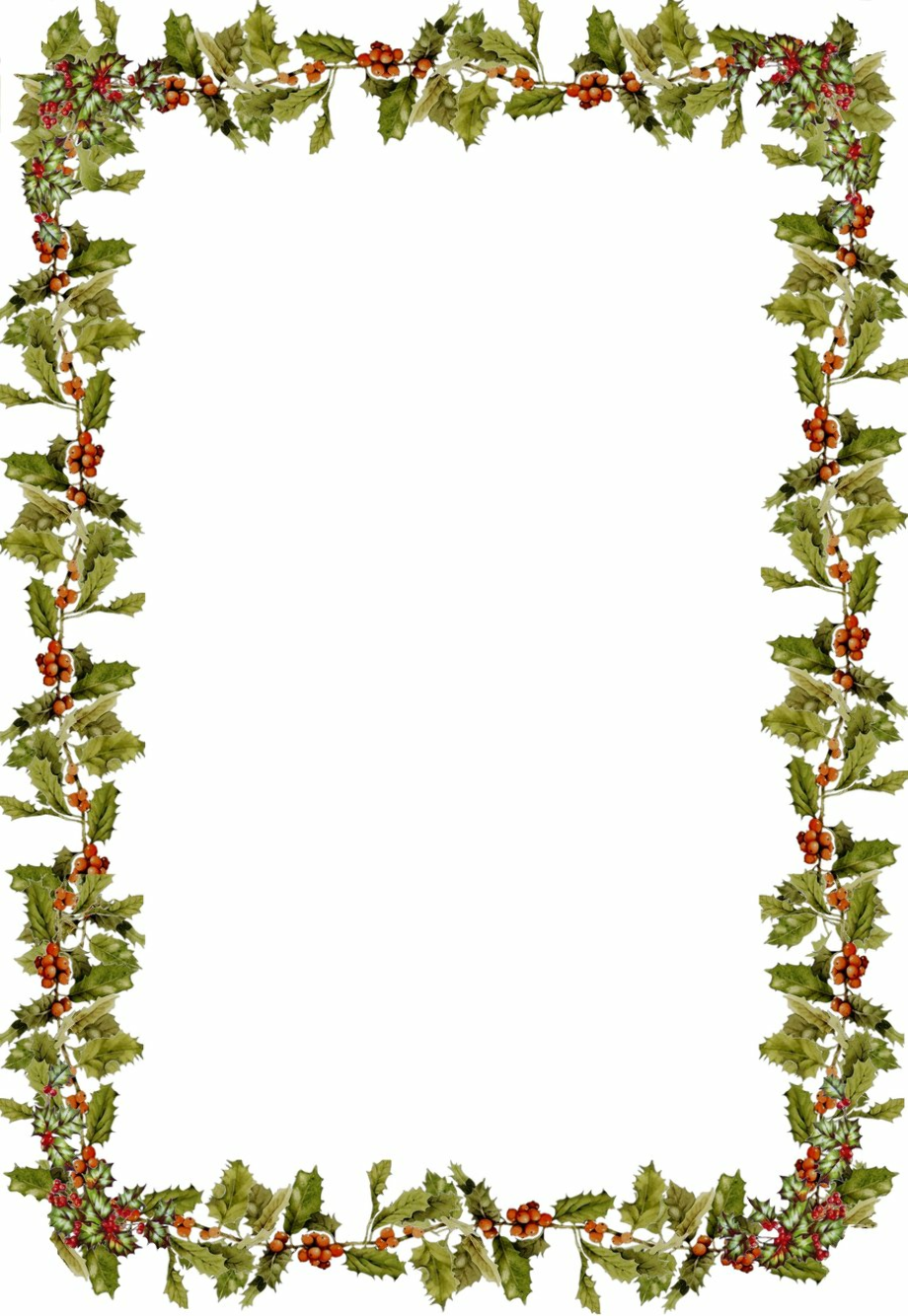 Download High Quality Holly Clipart Frame Transparent Png Images - Art 