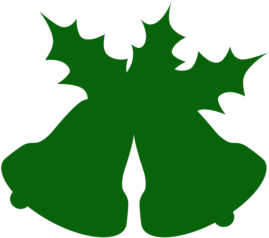 holly clipart silhouette