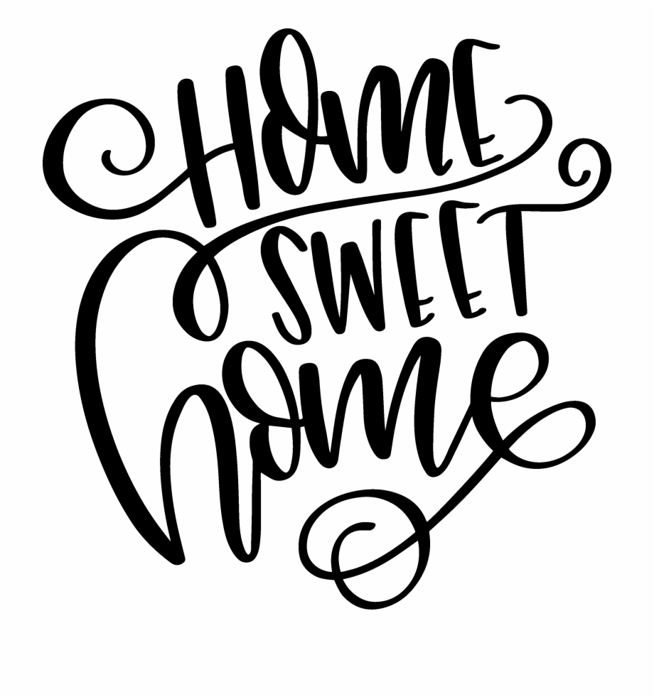 home sweet home clipart transparent