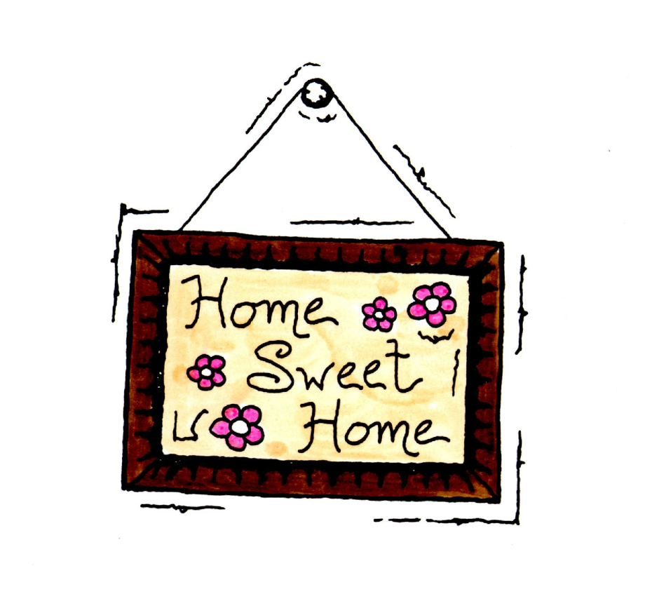 Home sweet home cartoon
