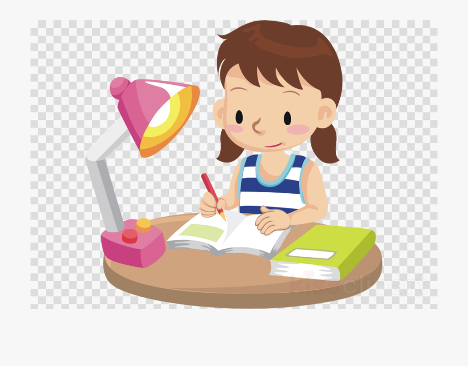 studying clipart modern student