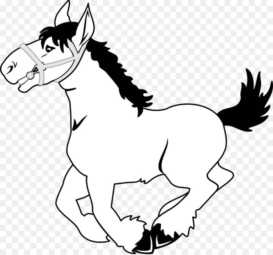 Download High Quality horse clipart black and white