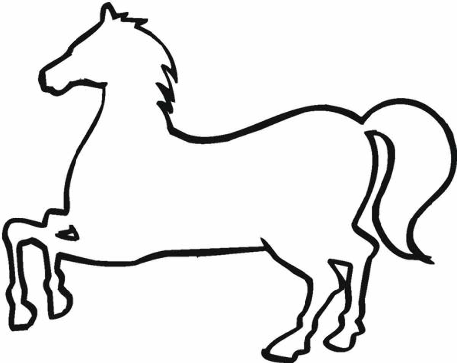 Download High Quality horse clipart black and white ...
