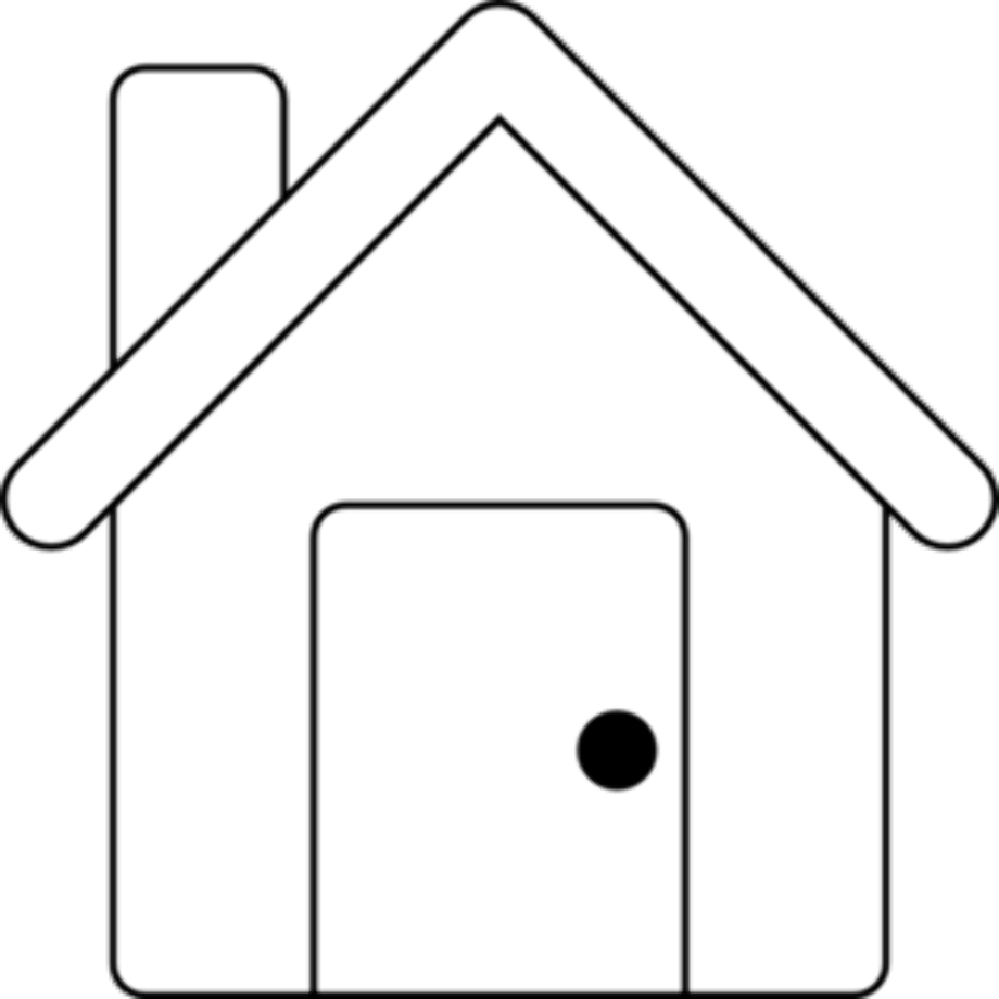 house clipart outline