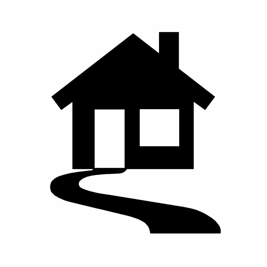 clipart house silhouette
