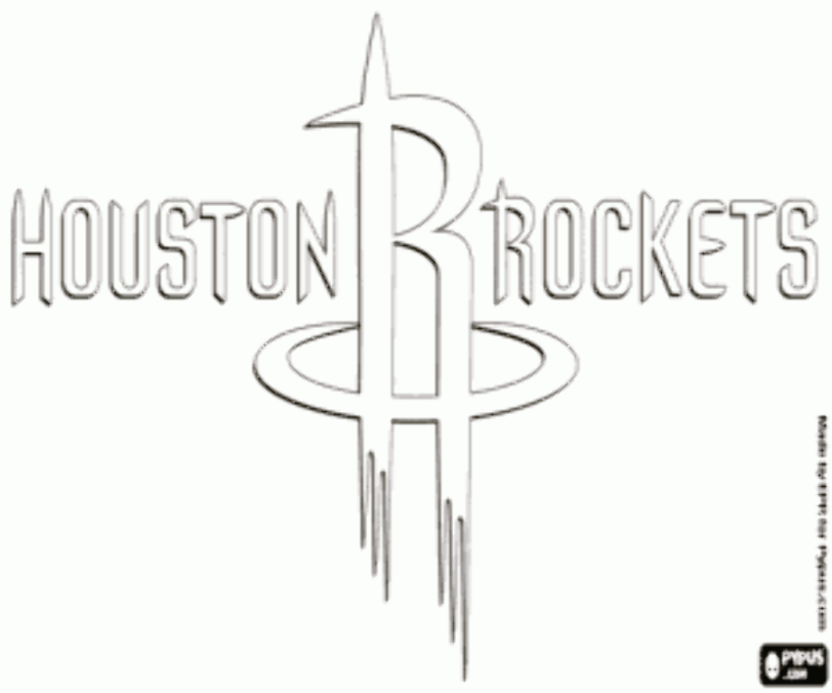 houston rockets logo stencil