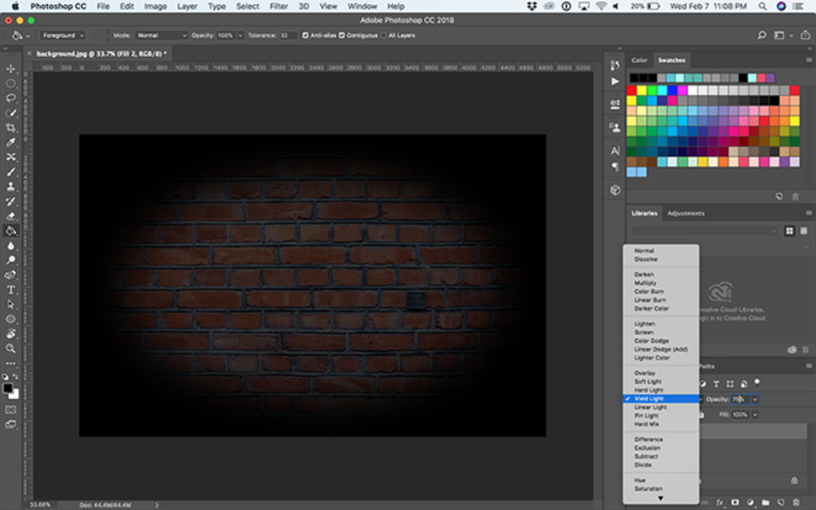 how to make a transparent background in photoshop glowing