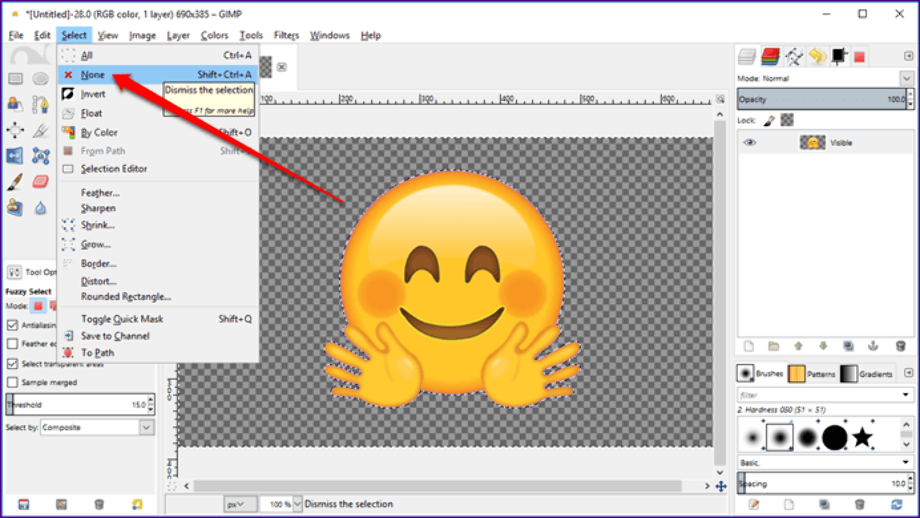 make background transparent with graphicconverter