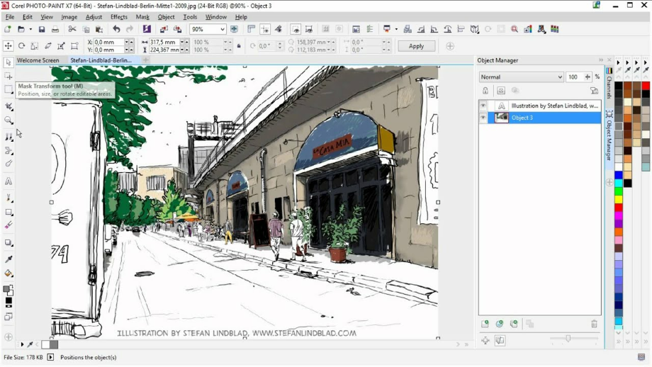 how to make background transparent in paint xyz