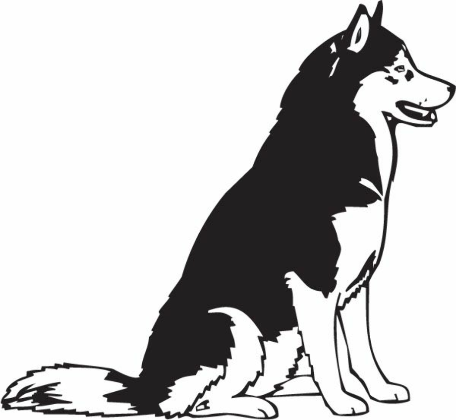 Download High Quality husky clipart silhouette Transparent PNG Images