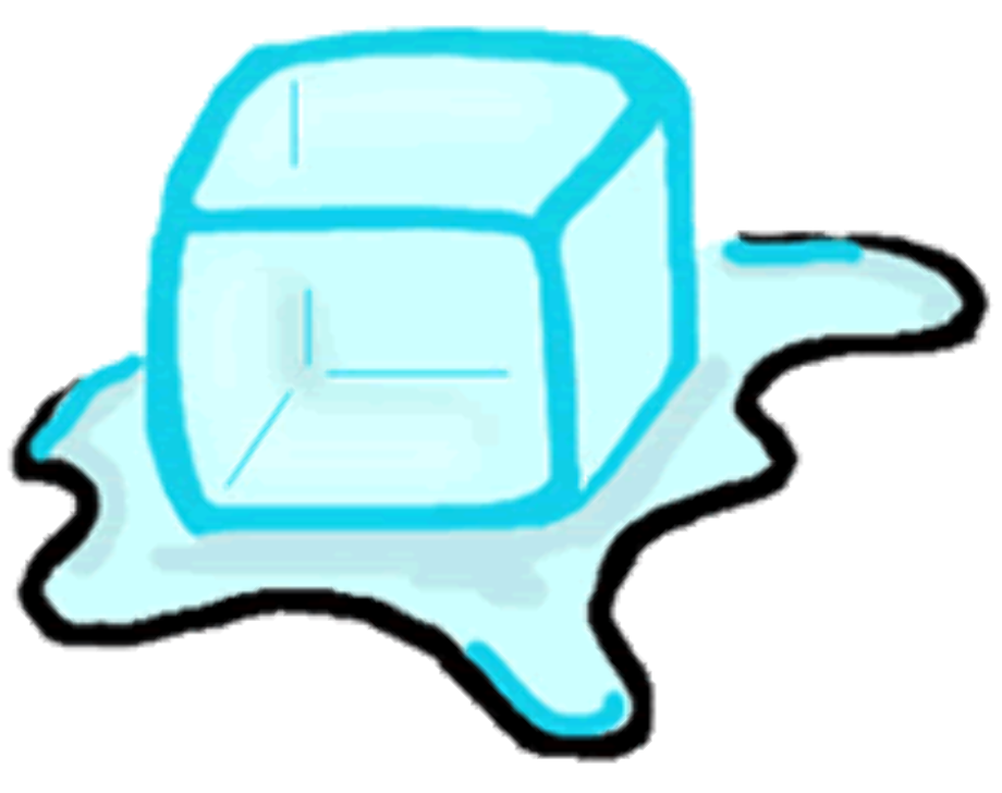 ice clipart melting