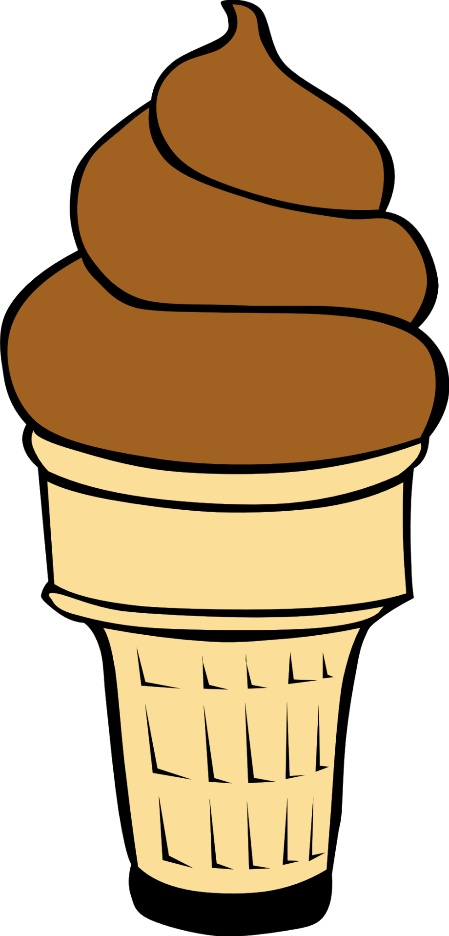 ice cream cone clipart empty