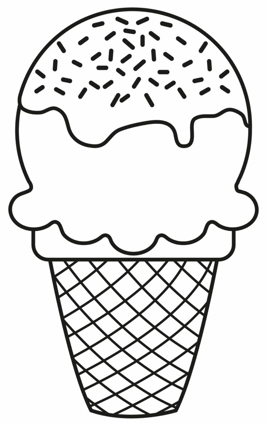 Download High Quality ice cream clipart outline Transparent PNG Images