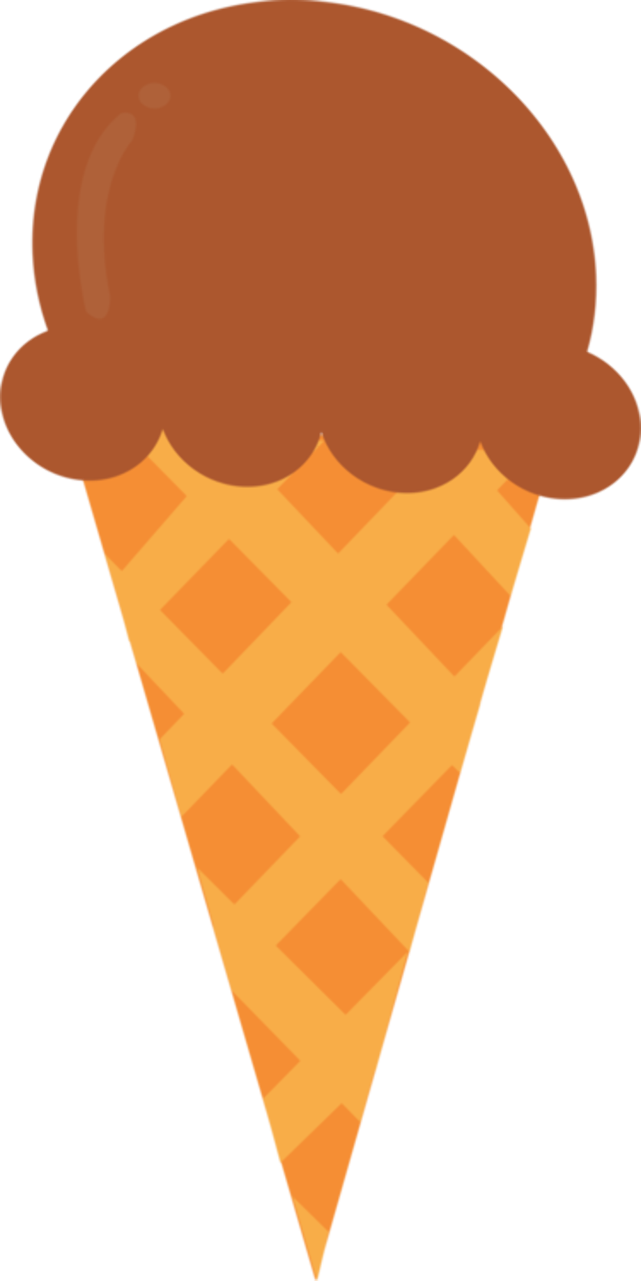 ice cream cone clipart svg