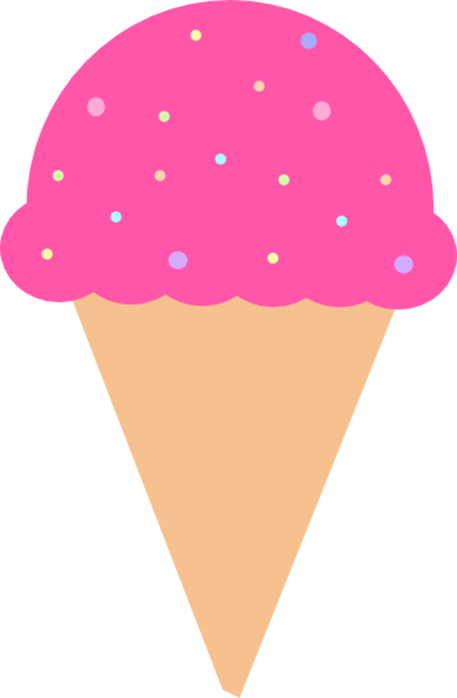 ice cream cone clipart small