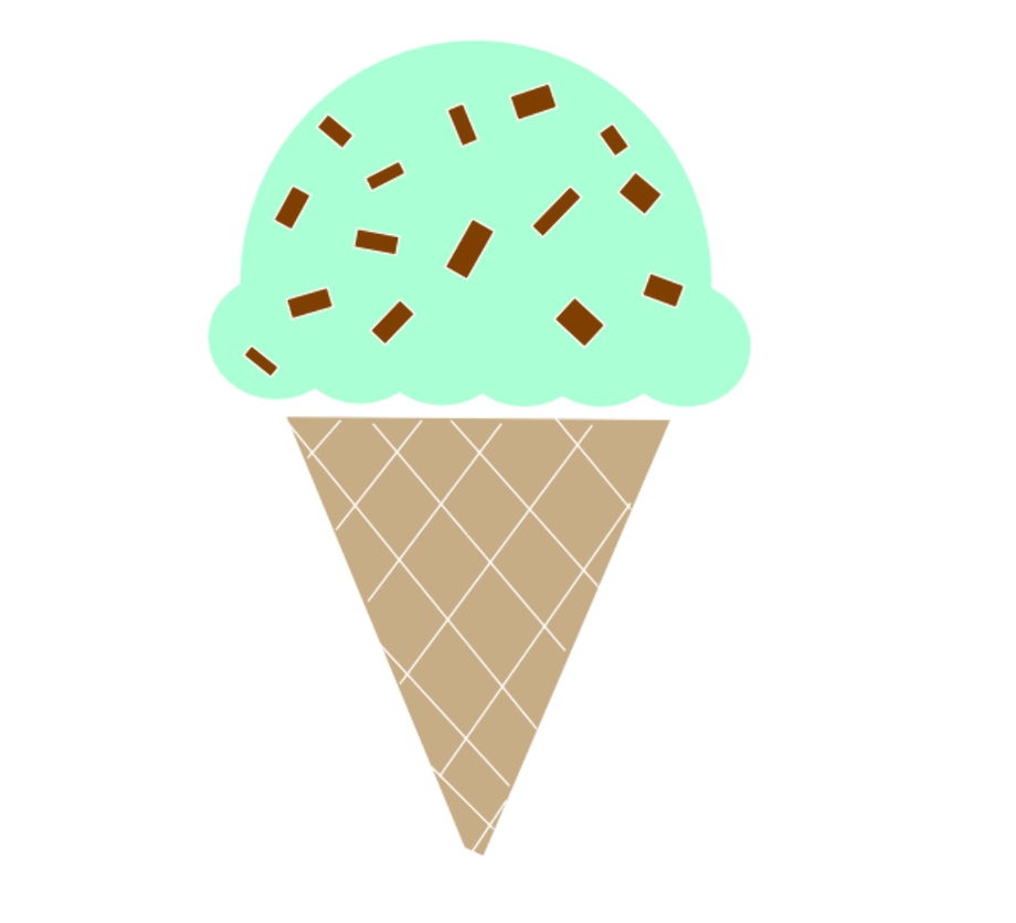 ice cream clipart mint