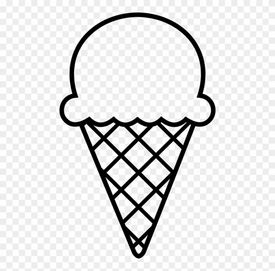 Ice Cream Drawing Outline