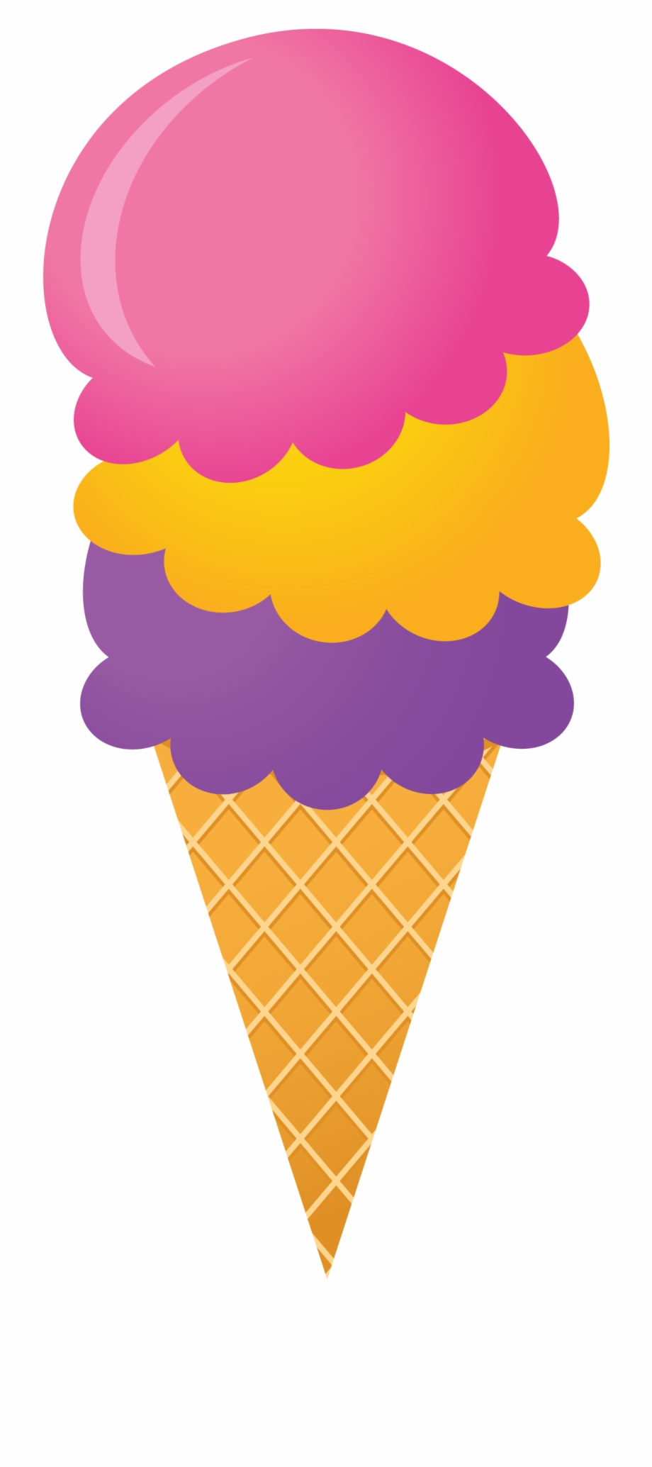Download High Quality ice cream cone clip art waffle Transparent PNG