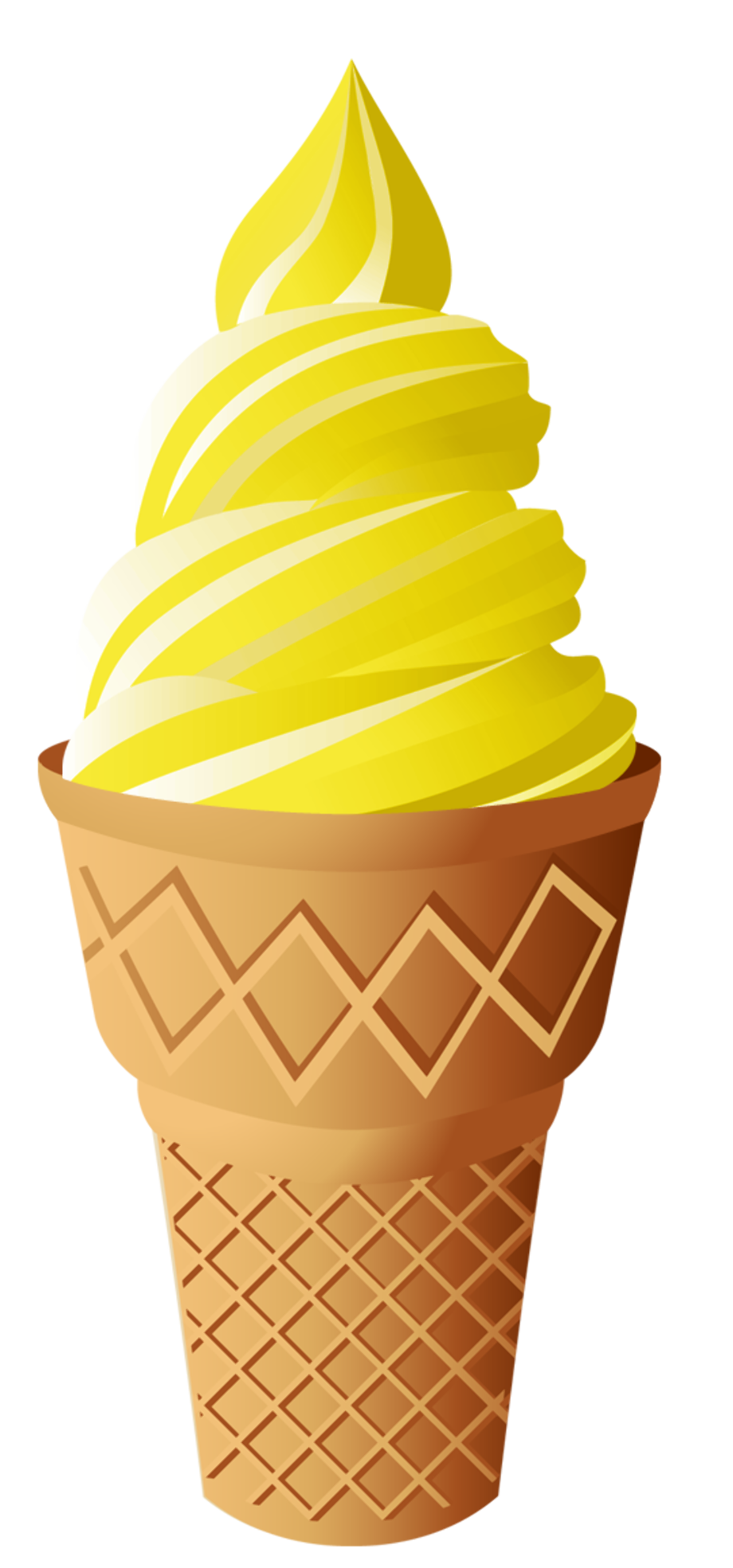 Download High Quality ice cream clipart yellow Transparent PNG Images
