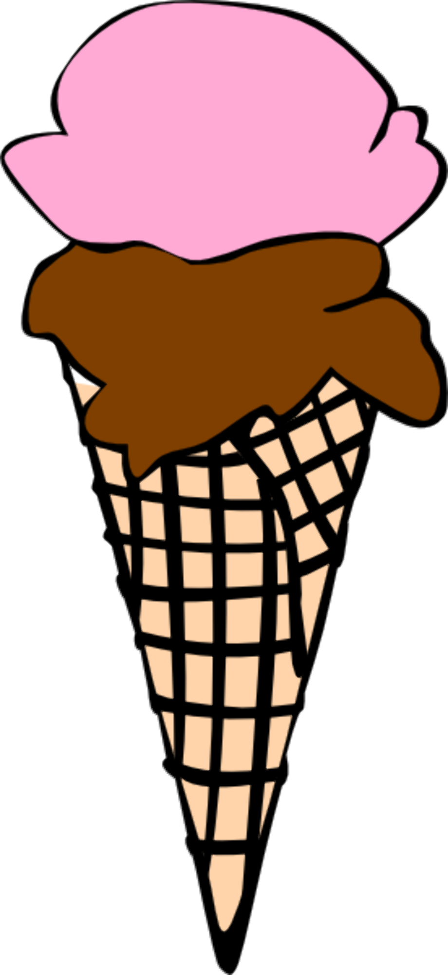 Download High Quality ice cream cone clip art colorful Transparent PNG ...