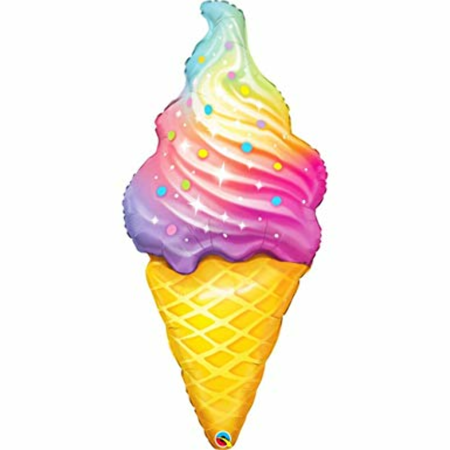 download high quality ice cream cone clip art rainbow