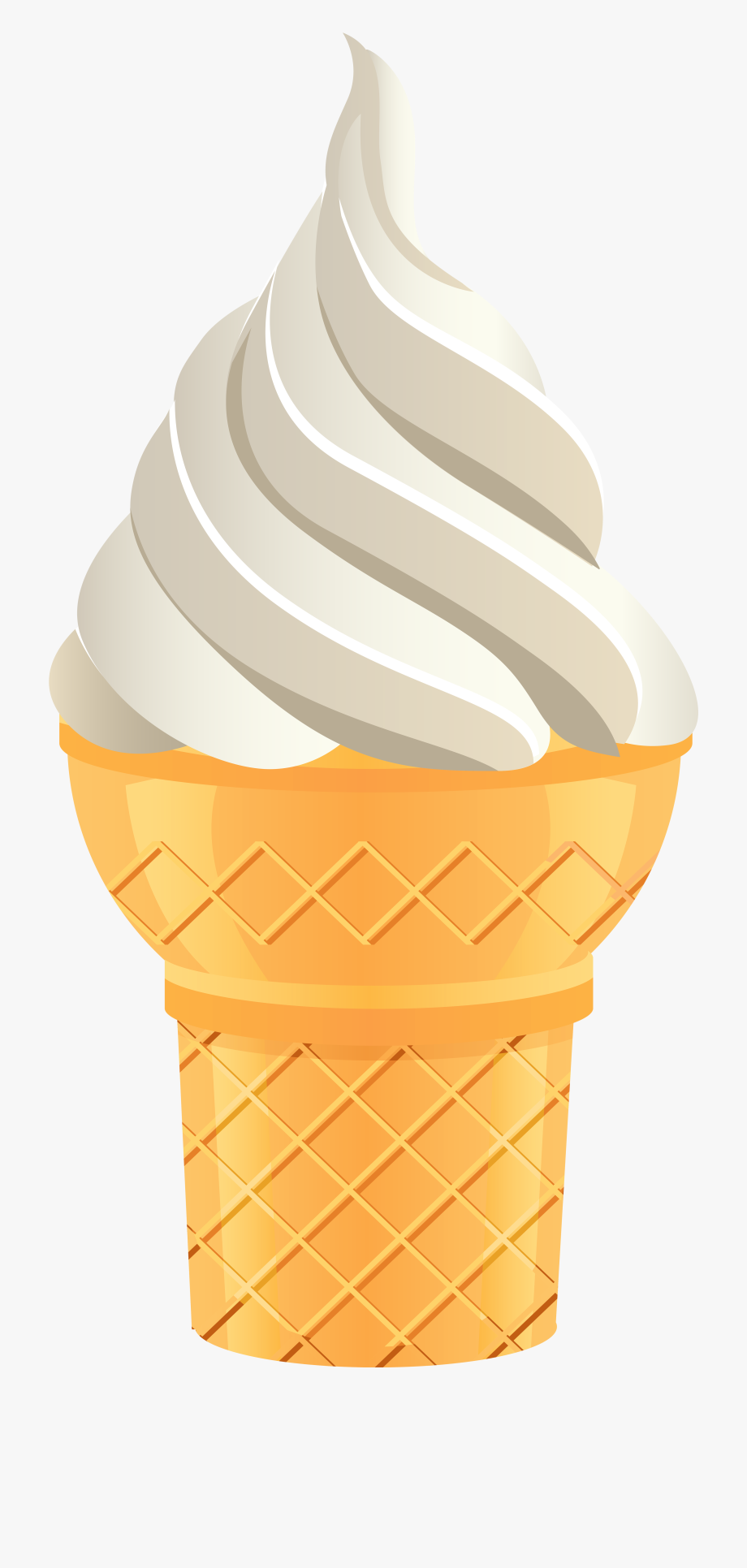 Download High Quality ice cream cone clip art soft serve Transparent
