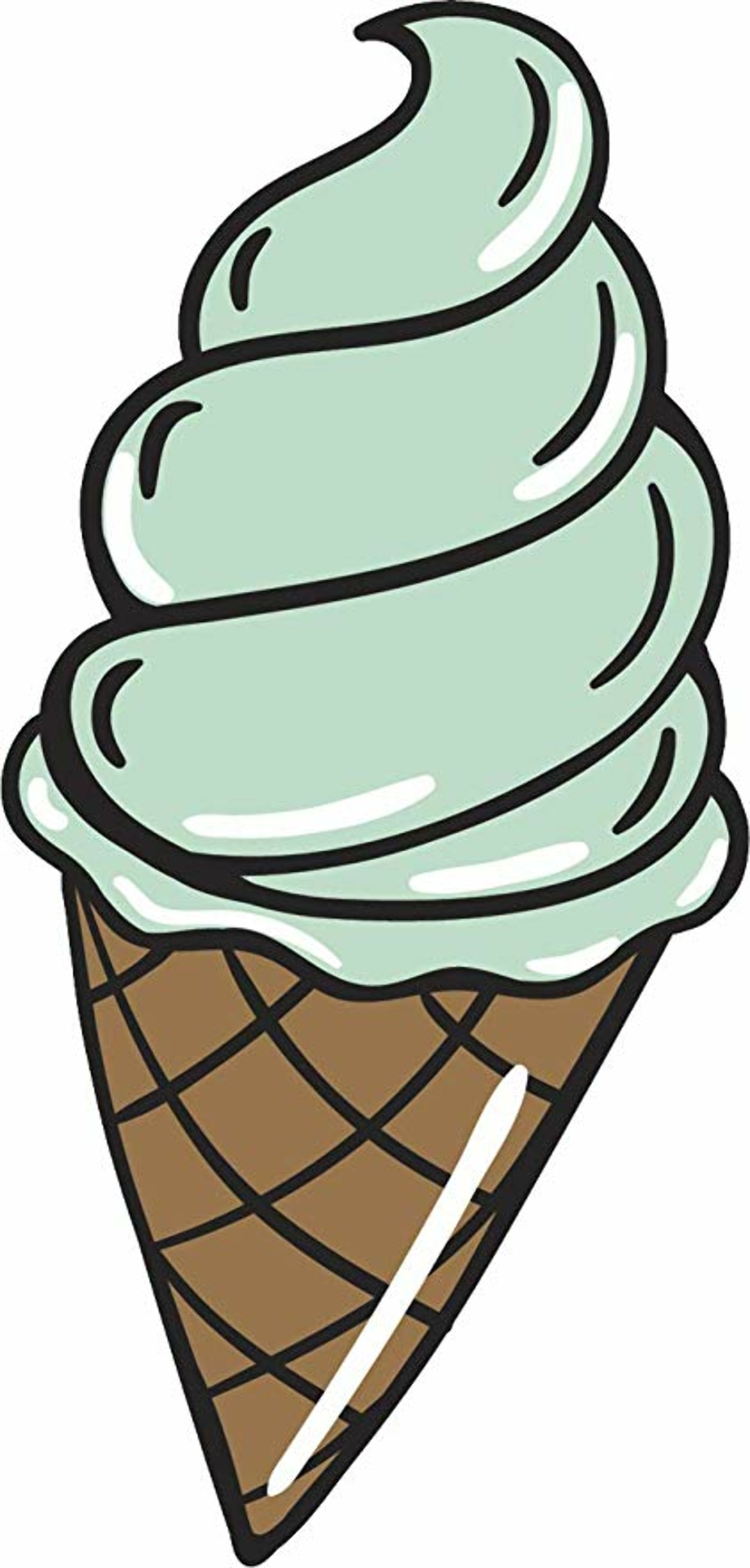 ice cream cone clip art pastel
